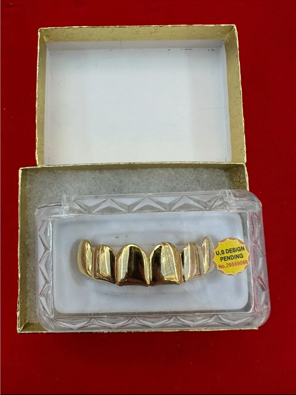 New Gold plated Grillz - 6-Top Teeth
